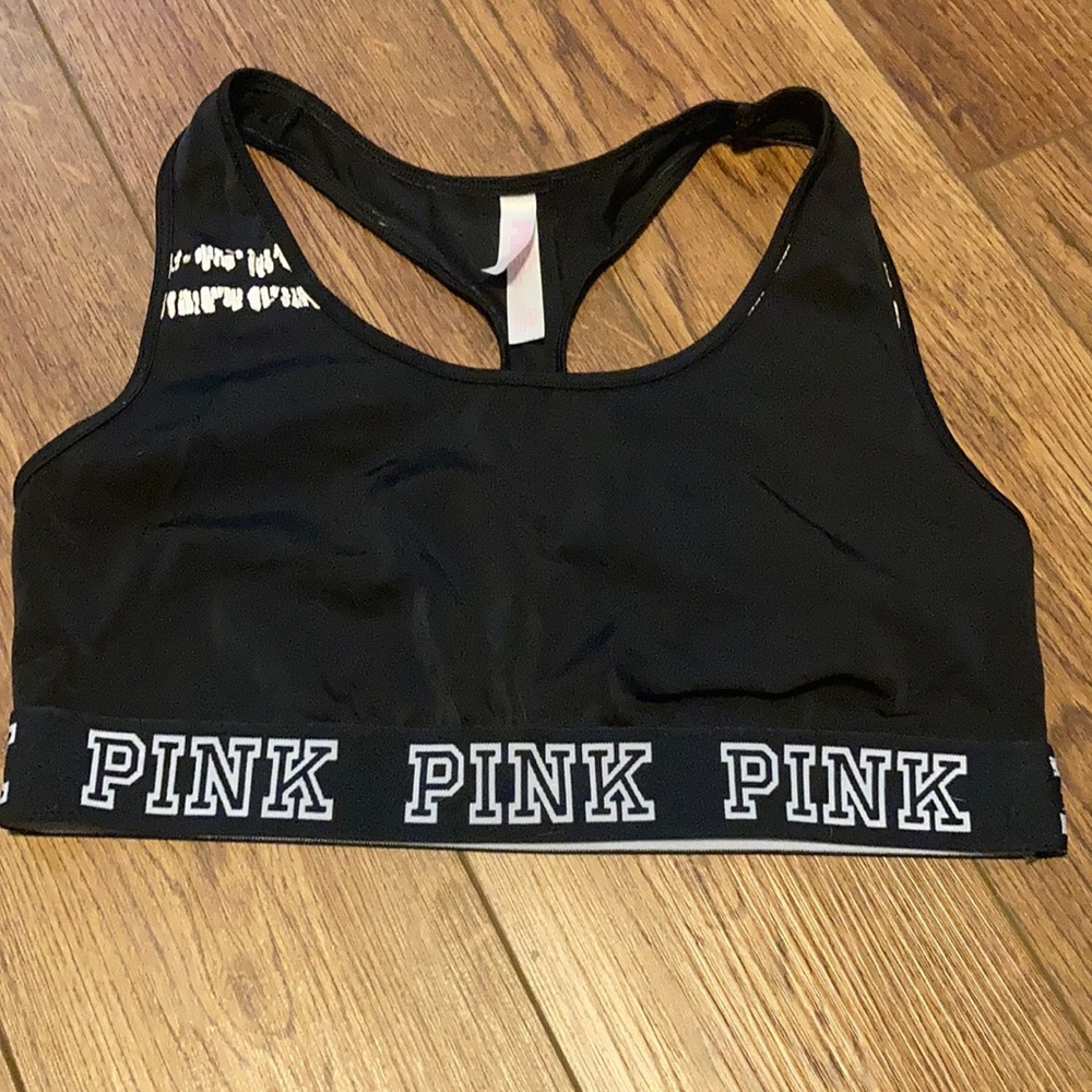PINK lounge/light impact sports bra